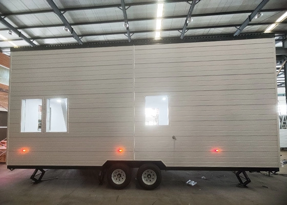 Luxury Prefabricated Tiny House On Wheels With Kitchen And Bathroom 2 Bedroom Space Pod