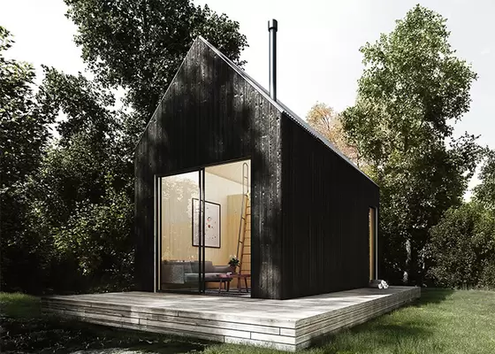 Kit Form Steel Frame Prefab Modular Homes Prefab Loft House PVC Ceiling Panel