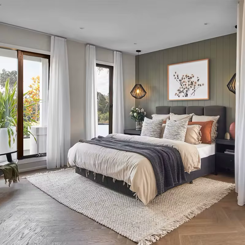 AS/NZS/USA Affordable Modular Prefab Homes With Light Gauge Steel Frame Modular Home Kit 5