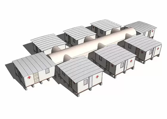 Prefab Modular House Mobile Field Hospital Shelter Emergency Housing For Disaster Area