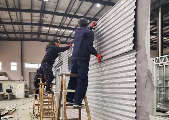 Light Steel Prefab Portable Emergency Shelter Isolation House In Quick Assemble