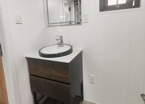 Prefabricated Modular Home Tiny Home On Wheels With Light Steel Frame