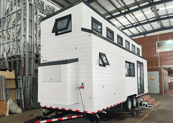 Luxury Prefabricated Tiny House On Wheels With Kitchen And Bathroom 2 Bedroom Space Pod
