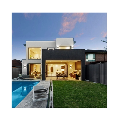 2 Bedroom Prefab House With Customized Size And EPS/Rock Wool/PU Sandwich Panel Roof