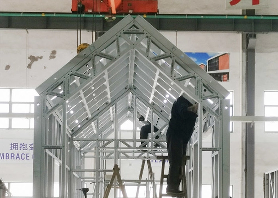 USA / NZ / AU Standard New Fancy Modular Home Tiny House On Trailer With Ligth Steel Frame