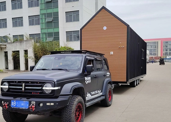 Small Prefab House Modular Home Finished Steel Tiny House On Wheels ReadyTo Ship