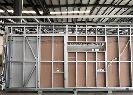 Factory Price 0.75mm Light Steel Frame Modern Prefab Mobile Homes EU/AU Standard Prefab House Custom House