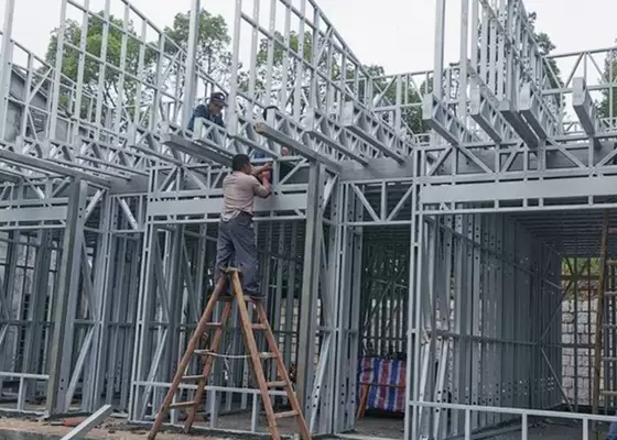 Light Steel Frame prefab villa house Metal Modular Home