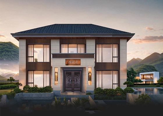 Top Selling Modern Ceiling Prefabricated House | Steel Frame Prefab Villa House Kits