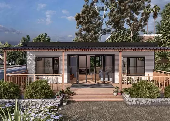 Factory Price 0.75mm Light Steel Frame Modern Prefab Mobile Homes EU/AU Standard Prefab House Custom House