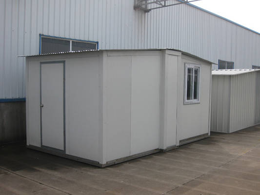 Sandwich Panel White Foldable Emergency Shelter/ Steel Frame Foldable House