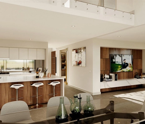 AS / NZS / USA Light Steel Frame House Prefabricated House Kits Modular Homes