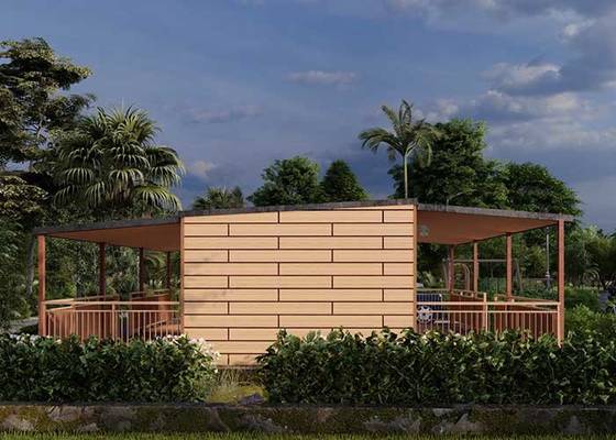 EU/AU Standard Light Steel Frame Mobile House Prefab Modern Mobile Homes