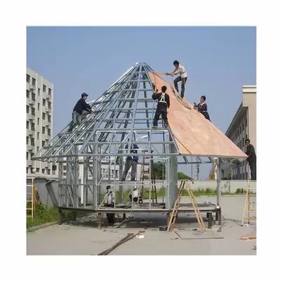 Moistureproof Home Beach Bungalows , Fireproof Wooden House Bungalow