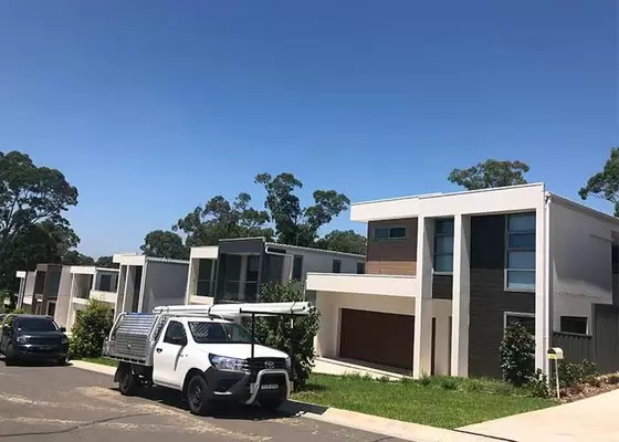 AS4600 Large Light Steel Frame Prefab Villa / Prefabricated Steel Home Kits