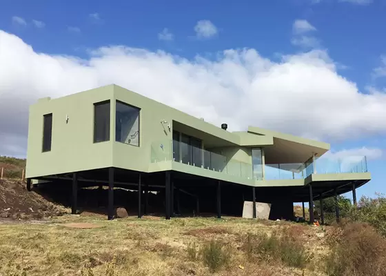 Customized Design Modern Style Building light Steel Structure Prefab luxury or low cost Villas With Kitchen