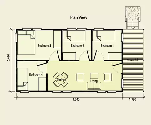 Light Steel Wooden House Bungalow / Luxury Beach Bungalows For Thailand
