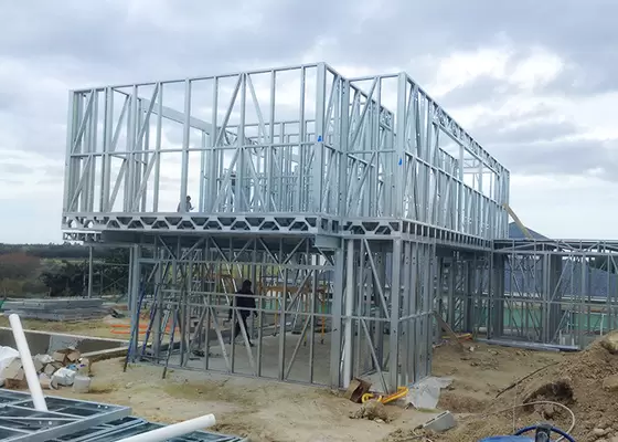 Modular Prefabricated Villa Modern Light Steel Prefab House Galvanized Steel Prefab House