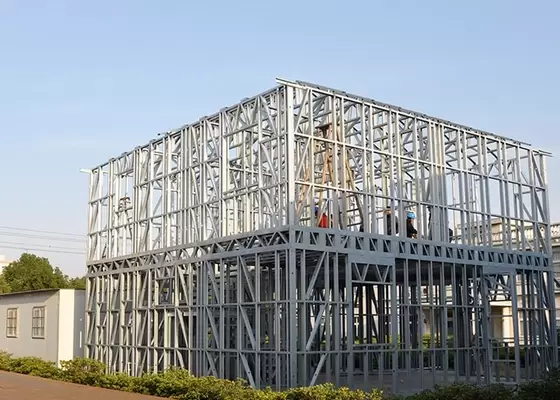 Prefab Disaster Light Steel Frame Houses , Light Weight Steel Framed Homes