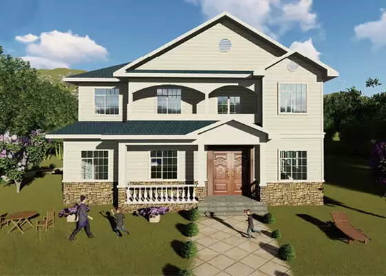 Light Gauge Steel Framing Specifications Prerfabricated House Luxury Villa Single Family Home