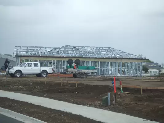 Durable Prefabricated House , Professional design of  light Steel Frame Houses