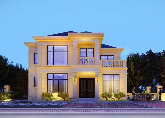 Water Proof Steel Prefab Homes Prefab Light Steel Frame House For Living