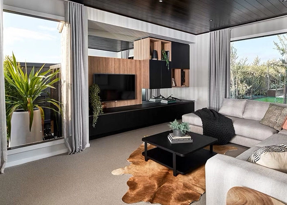 Prefabricated  Prefabricated House Building Light Steel Prefab Home Beautiful Wooden Bunglalow