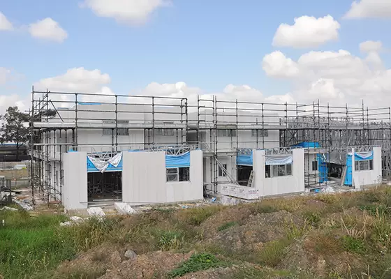 Modern Prefabricated Villa / Prefabricated Light Steel Frame House Building