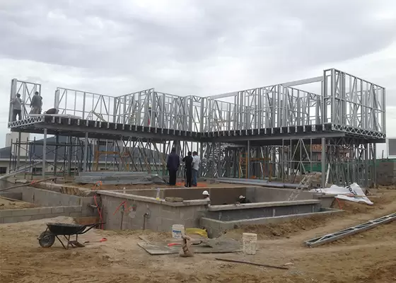 Sustainable Light Gauge Steel Frame AS4600  Prefabricated Homes And Apartments