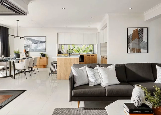 ICC EN-1090 Prefab Houses Luxury Villa Kits With Light Gauge Steel