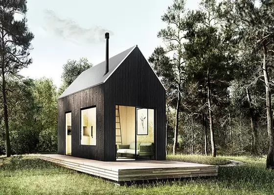 Kit Form Steel Frame Prefab Modular Homes Prefab Loft House PVC Ceiling Panel