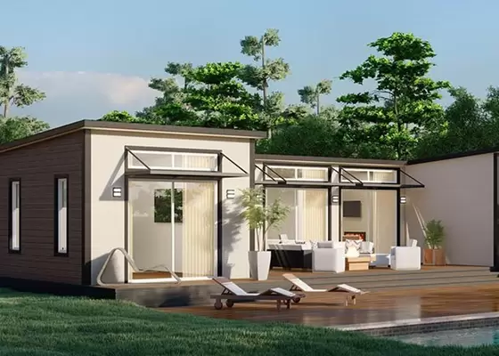 Light Steel Frame Prefab Studio Mobile House Kits To Build
