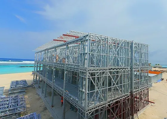 American Standard Single-Family Home Prefab Luxury Light Steel Frame House Modular