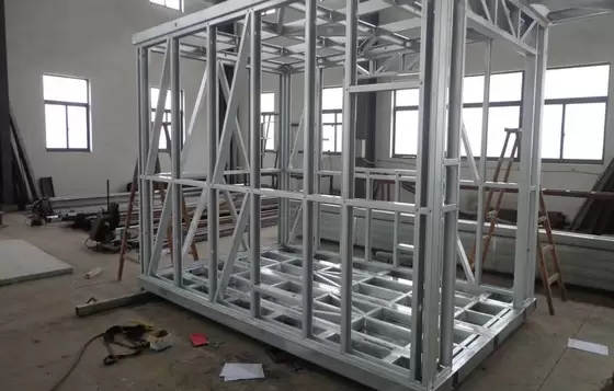 Light Steel Structure Holiday Home / Prefabricated Garden Studio For Holiday Living