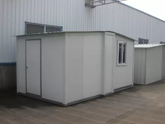 Sandwich Panel White Foldable Emergency Shelter/ Steel Frame Foldable House