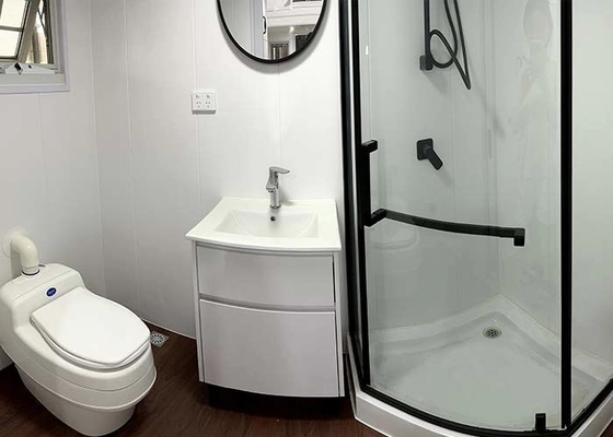 Modular Trailer House Prefabricated Light Steel Structure Homes On Wheels For Sale