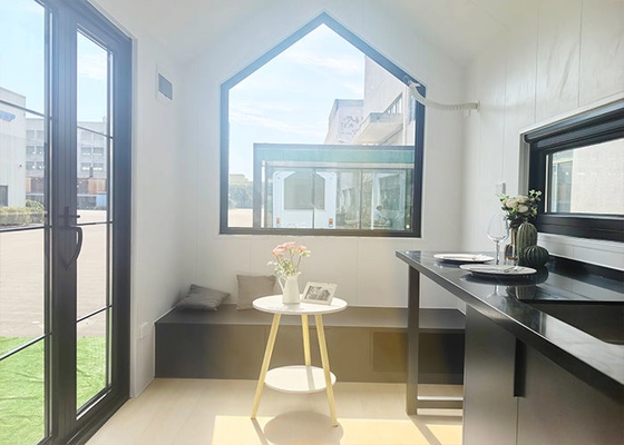 AS / US Prefabricated House Container Modern Design Tiny House Built On Trailer