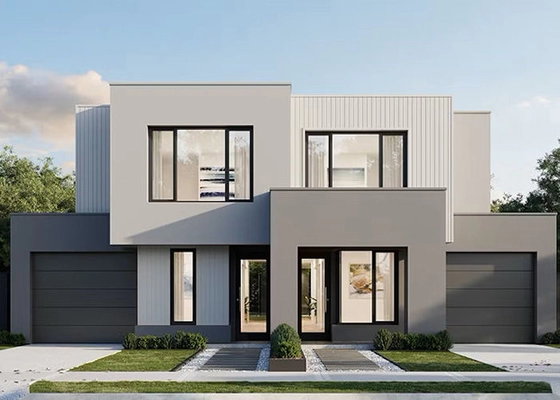 AS / NZS / USA Standard Prefabricated Buildings Light Steel Frame Hosue Kit