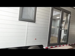 Modular Prefabricated Light Steel Structure Tiny House On Wheels With Trailer