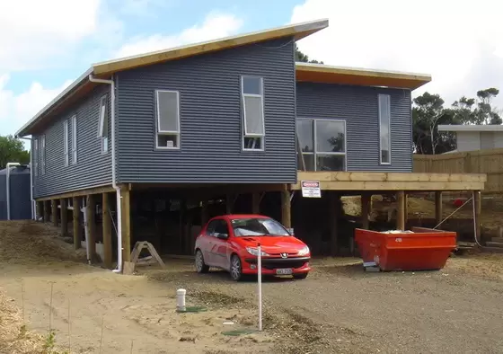 Australian Portable Light Steel Frame Homes / Light Steel Purlin Kits Villa House