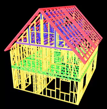 EU/USA/NZ/Australia Prefabricated Wind Resist Light Steel Frame Houses , New Design Two Storey Light Gauge Steel Villa