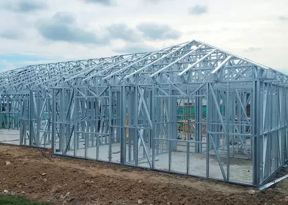 Light Steel Frame Prefab Garden Studio House Kits Cost Saving Small Cabins For Airbnb