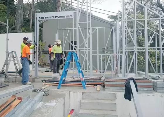 Steel Prefabricated Prefab Villa ，Luxury Architectural Prefab Homes CE