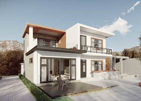 New Zealand Standard Prefabricated Light Steel Frame House Luxury Villa