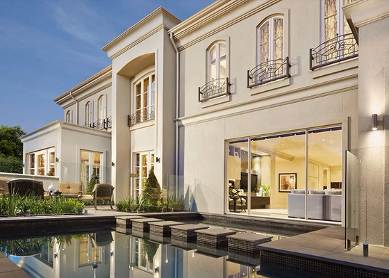 Factory Prefabricated Metal Steel House Custom Light Steel Framing House Villa With 4 Bedroom