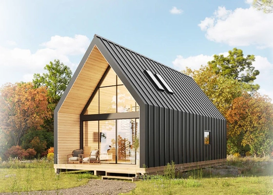 ISO 9001 Modern European Style Luxury Villa with Steel Frame modular home Kits