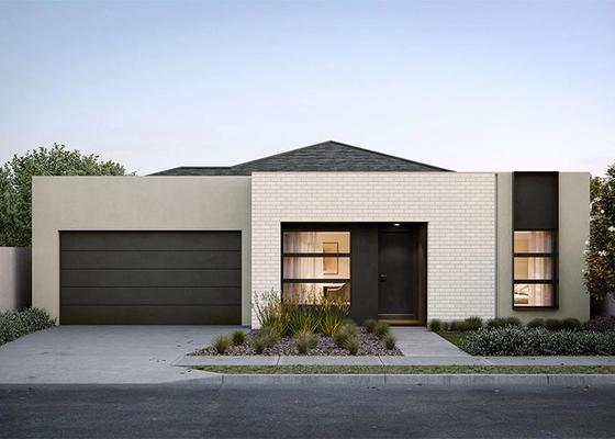 AS / NZS Light Steel Prefabricated Luxury Villas Modern Prefab Bungalow Homes