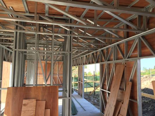 Prefabricated Light Steel Villas House Quickly To Assemble On Site