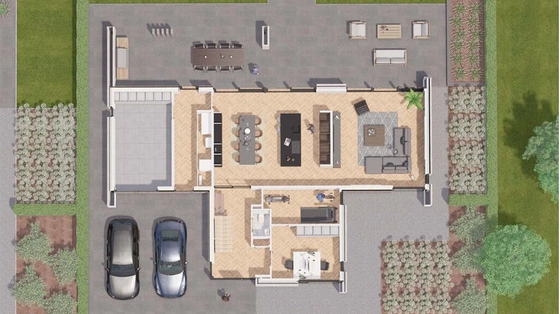 High-Quality Prefabricated Villas Quick Assembly Modular Homes With Light Steel Frame