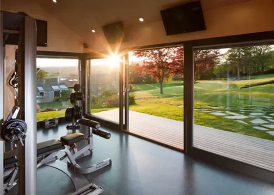 Soundproof Prefab Garden Studio Light Gauge Steel Structure Toilet Washbasin Garden Studio